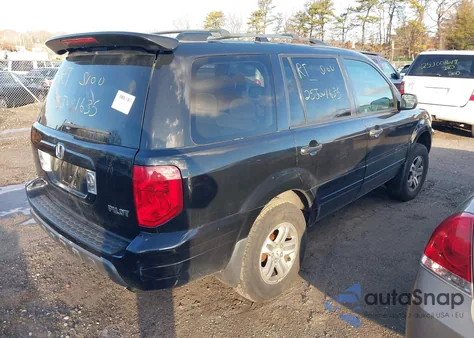 2003 Honda Pilot Ex из США, поврежденный, VIN 2HKYF18423H533862
